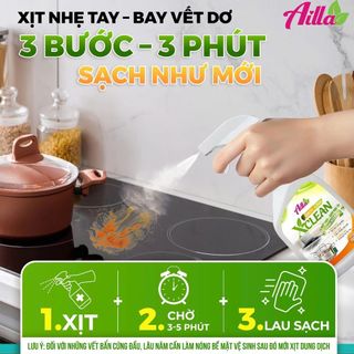 [Mua 1 tặng 2] Tẩy Đa Năng XClean 500ml Vệ Sinh Sạch Dầu Mỡ, Xử Lý Cặn canxi an toàn sạch bụi bẩn Trên Thiết Bị Nhà Bếp