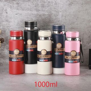 Bình Giữ Nhiệt Inox 316 1000ML Vacuum Sport Cao Cấp Có Màn Hình LED Nhiệt Độ