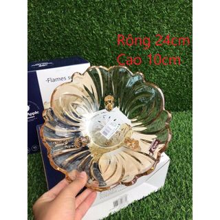 Bát thủy tinh 3 chân MÀU VÀNG