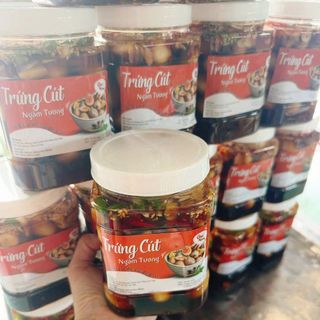 Trứng cút ngâm tương hủ 50 trứng