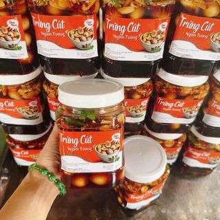 Trứng cút ngâm tương hủ 50 trứng
