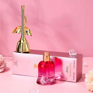 Nước Hoa Nữ-Hoa hồng thủy tinh WARMKISS (50ml)- Quý phái,thơm lâu,quà tặng sang trọng,vật trang trí đẹp mắt