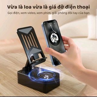 Loa bluetooth kiêm giá để điện thoại PR300C