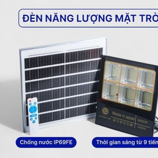 ĐÈN PHA NĂNG LƯỢNG MẶT TRỜI 3000W