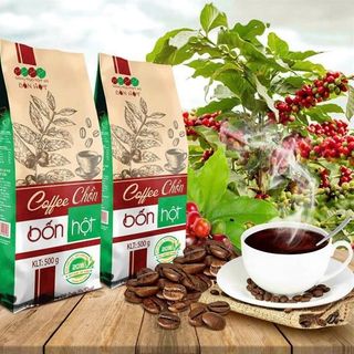 Cà Phê Chồn Bốn Hột (Bao 50kg, 1kg 2 gói)
