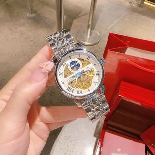 SALE BỎ MẪU ĐỒNG HỒ NAM TRUNG CẤP PHATEK DÂY THÉP SỐ LA MÃ AUTOMATIC