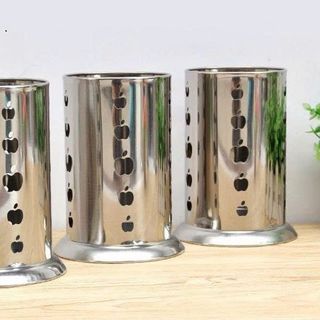 ỐNG ĐỰNG ĐŨA MUỖNG HÌNH TÁO INOX