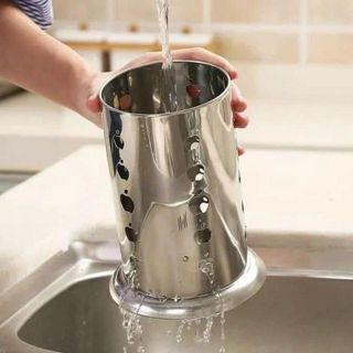 ỐNG ĐỰNG ĐŨA MUỖNG HÌNH TÁO INOX