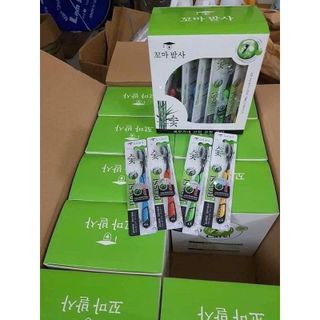 HỘP 30 CÂY BÀN CHẢI THAN TRE HOẠT TÍNH BOSSI
