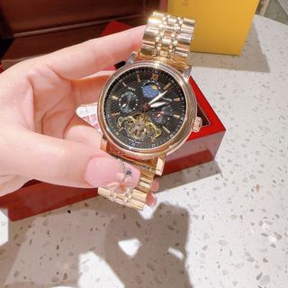 SALE BỎ MẪU ĐỒNG HỒ NAM TRUNG CẤP PHATEK DÂY THÉP SỐ VẠCH AUTOMATIC