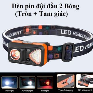 ĐÈN PIN ĐỘI ĐẦU 2 BÓNG SIÊU SÁNG