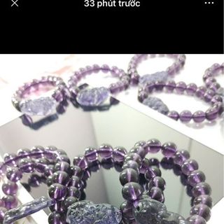 Chuỗi đeo tay phong thủy màu tím