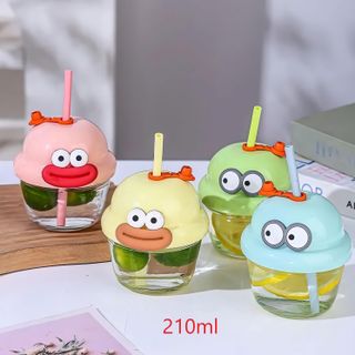 Bình nước Joycool kèm ống hút 210ml