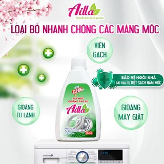 Chai Bột Tấy Mốc Gioăng Cao Su Ailla Chai 100Gr Giúp Làm Sạch Vết mốc lâu ngày
