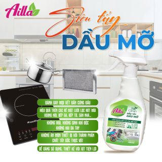 ✨ SIÊU TẨY MỠ BIO CLEAN AILLA - GIẢI PHÁP ĐÁNH BAY VẾT BẨN CỨNG ĐẦU ✨