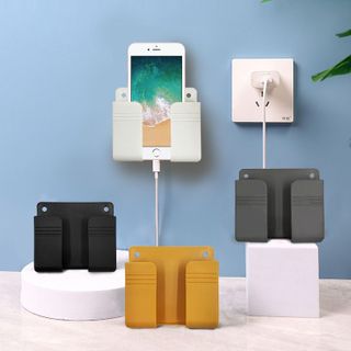 Kệ Dán Tường Để Remote, Giá Đỡ Sạc Điện Thoại