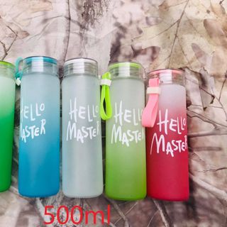 Bình Nước Thủy Tinh Hello Master 500ml