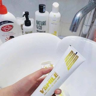 [150g] Kem đánh răng Vsmile - khử mùi hôi, cải thiện răng miệng - HƯƠNG CAPHE