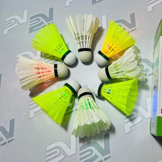 Quả cầu lông có đèn LED FEIHANG Trái Cầu Lông Phát Sáng Nhiều Màu Siêu Bền cho Luyện Tập Và Thi Đấu