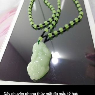 Dây chuyền phong thủy đá mix tỳ hưu