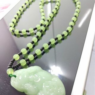 Dây chuyền phong thủy đá mix tỳ hưu