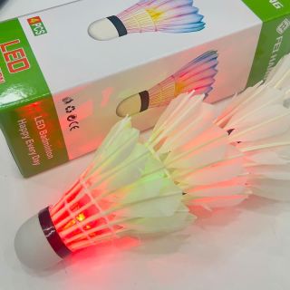 Quả cầu lông có đèn LED FEIHANG Trái Cầu Lông Phát Sáng Nhiều Màu Siêu Bền cho Luyện Tập Và Thi Đấu