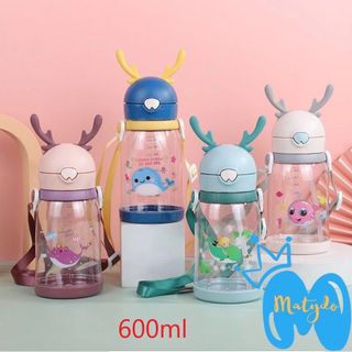 Bình nước nhựa tuần lộc 600ml