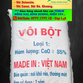 Vôi Bột CaO Siêu Nóng - Khử Trùng Chuồng Trại Giá Sỉ