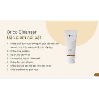 [CHÍNH HÃNG] VXEBRA ORICO CLEANSER - Sữa rửa mặt làm sạch da, tẩy tế bào chết