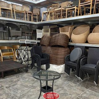 Bàn ghế ngoài trời cafe giá rẻ ghế ba so