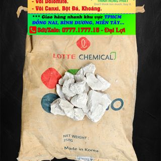 Vôi Cục CaO Nguyên Chất - Xử Lý Nước Thuỷ Sản Giá Sỉ