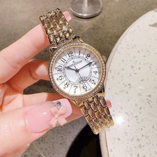 SALE ĐỒNG HỒ NỮ TRUNG CẤP JAGER LECOULTRE  VÀNG KHOÁ BƯỚM
