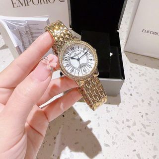 SALE ĐỒNG HỒ NỮ TRUNG CẤP JAGER LECOULTRE  VÀNG KHOÁ BƯỚM