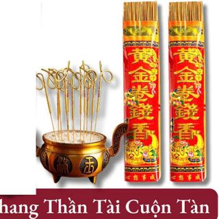 NHANG THẦN TÀI CUỘN TÀN ÍT KHÓI 4 TẤC