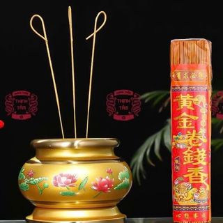 NHANG THẦN TÀI CUỘN TÀN ÍT KHÓI 4 TẤC