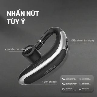 Tai Nghe Bluetooth Recci Đen  REPW12 BLACK