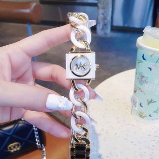 SALE BỎ MẪU ĐỒNG HỒ NỮ THỜI TRANG MICHAEL K  VÀNG MẶT Ổ KHOÁ NHỰA