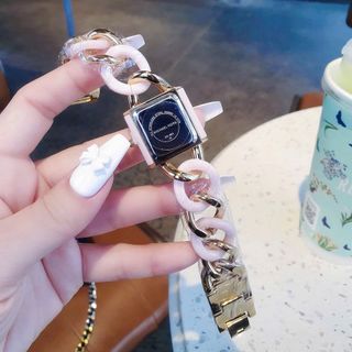 SALE BỎ MẪU ĐỒNG HỒ NỮ THỜI TRANG MICHAEL K VÀNG MẶT Ổ KHOÁ NHỰA