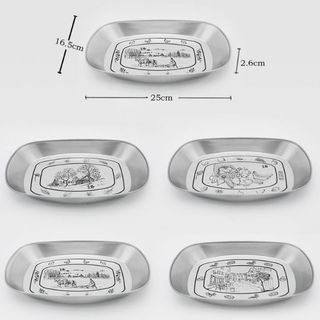Đĩa inox điêu khắc