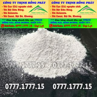 Vôi Bột CaO Siêu Nóng - Xử Lý Nước Giá Sỉ