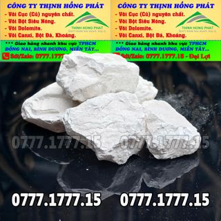 Vôi Cục CaO Nguyên Chất - khử trùng chuồng trại Giá Sỉ