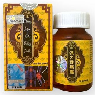 Viên uống đau nhức xương khớp, tê bại tứ chi, đi đứng khó khăn Cường Lực Cốt Thống Linh - Hộp 30 viên - Mã số 1524