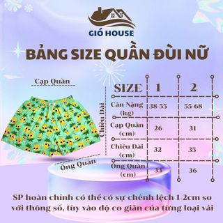 Quần Đùi Nữ Hoạ Tiết