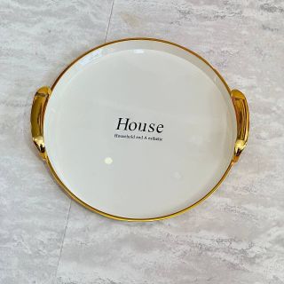 Đĩa viền vàng House Household and esthetic 36cm