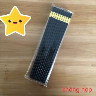 Bộ 10 đôi đũa vàng Hàn Quốc 24cm (Túi) - HQ24T