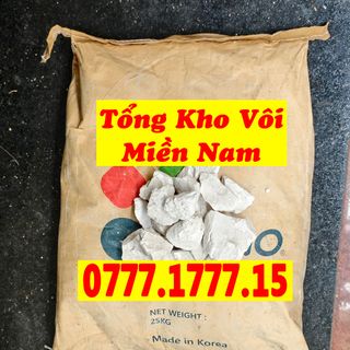 Vôi Cục CaO Nguyên Chất - khử trùng chuồng trại Giá Sỉ