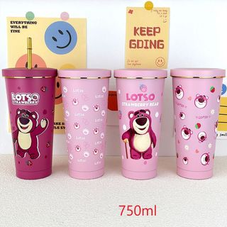 Cốc Giữ Nhiệt Gấu Dâu Lotso 750ml giá sỉ