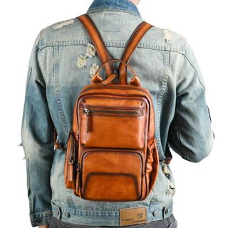 Túi đeo trước ngực nam da bò thật 13781
