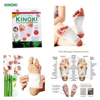 Hộp 10 Miếng dán chân thải độc KINOKI