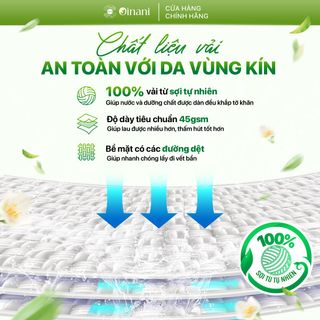 Khăn Ướt Vệ Sinh Vùng Kín Oinani Feminine Wipes Hương Nhài: Công Nghệ CHG Tiên Tiến Cho Sức Khỏe Phụ Khoa